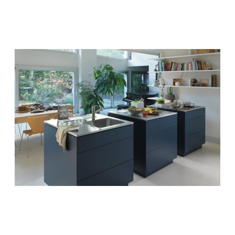 Plans de travail inox massif